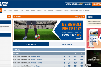 Ecco le quote di Snai: scommesse sportive