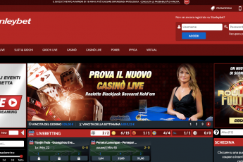 Scommesse sportive sul portale italiano Stanleybet.it