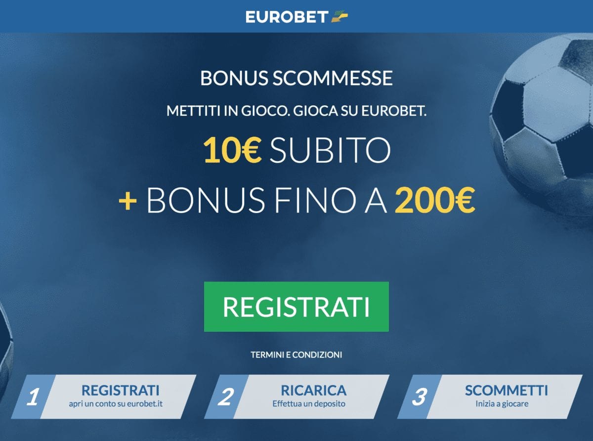 Eurobet Bonus Scommesse