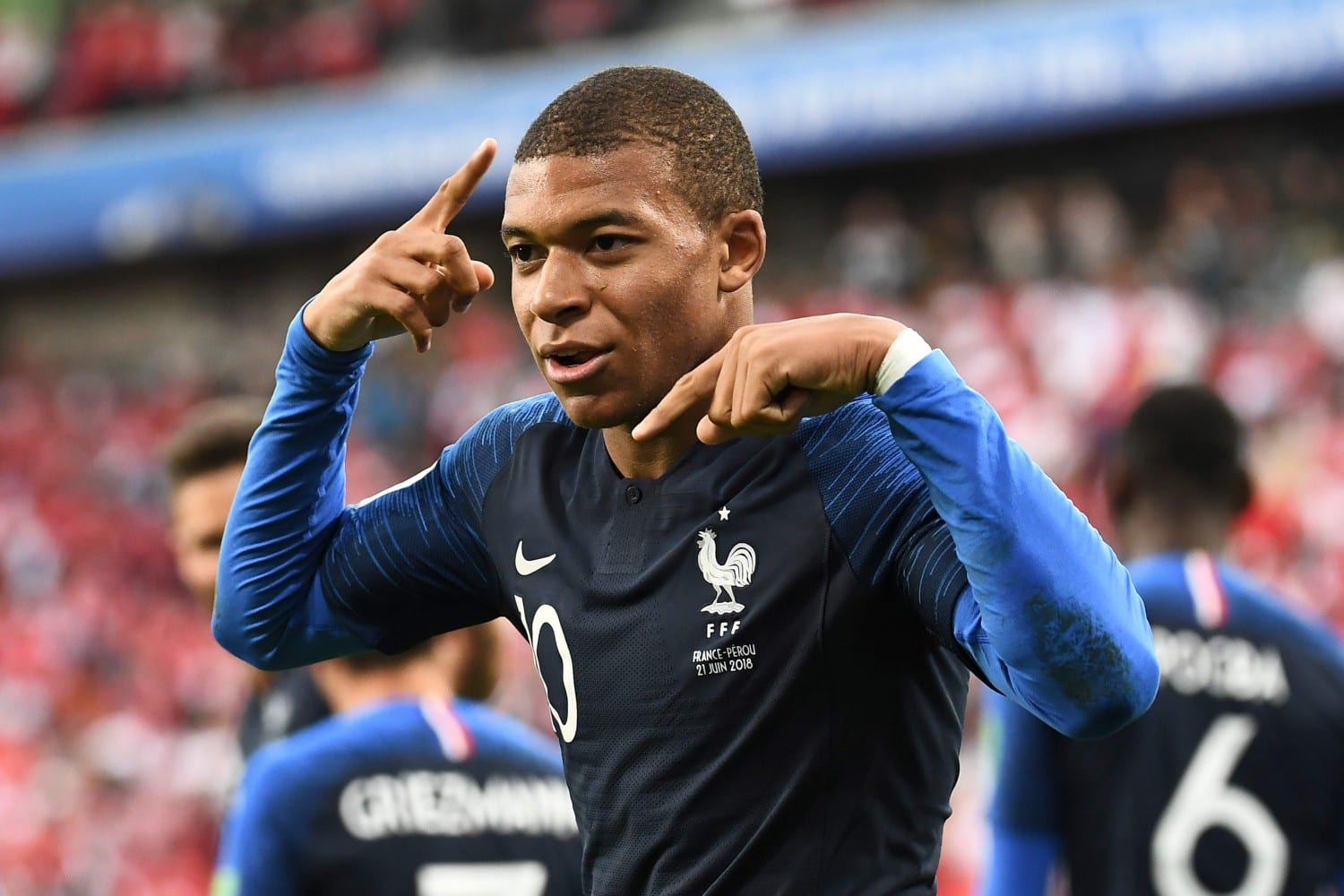 Kylian Mbappé, attaccante Francia