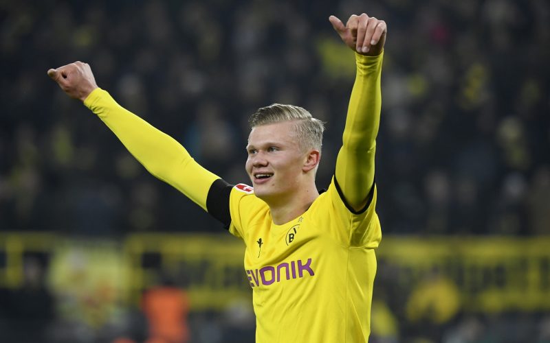 Haaland mostruoso, cinque gol nei primi 57′ col Borussia Dortmund