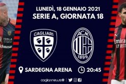Serie A, Cagliari-Milan: quote, pronostico e probabili formazioni (18/01/2021)