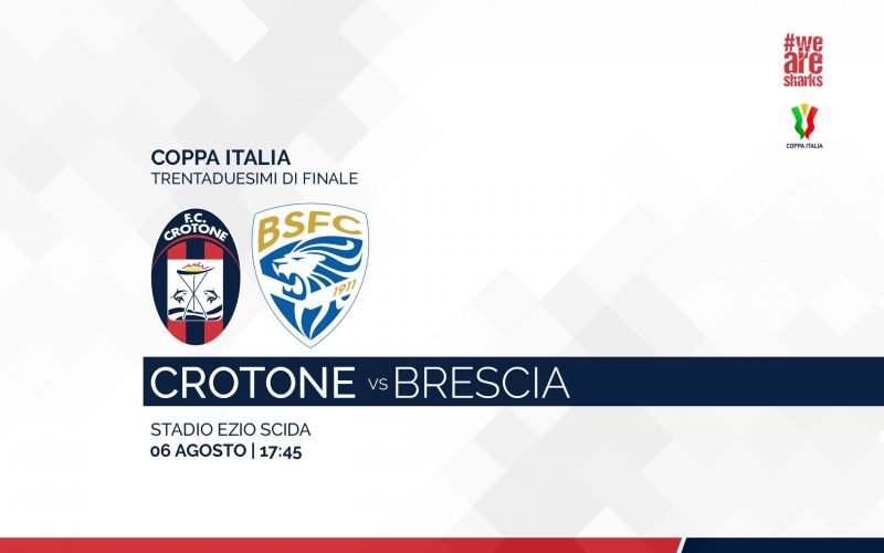 Coppa Italia, Crotone-Brescia: pronostico, probabili formazioni e quote (16/08/2021)