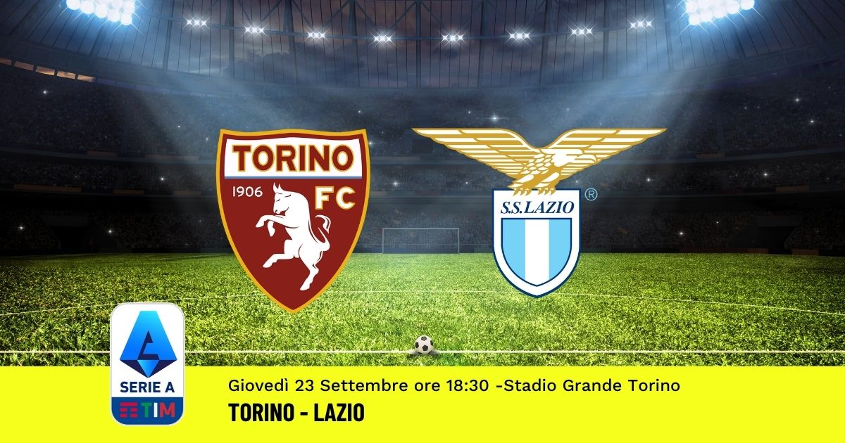 Serie A, Torino-Lazio: pronostico, probabili formazioni e quote (23/09/2021)