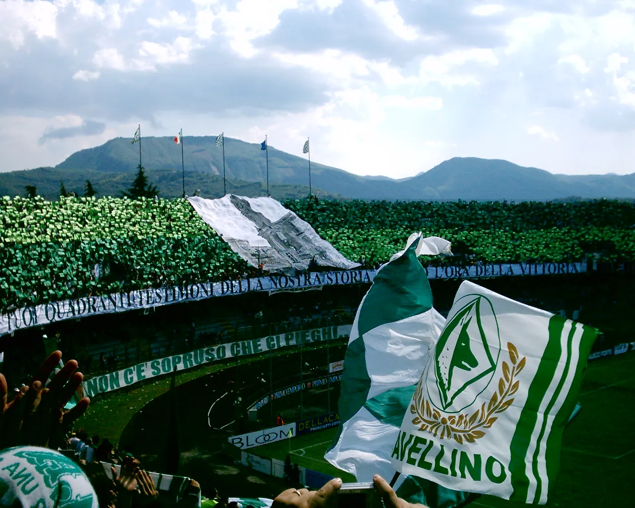 Tifosi Avellino, stadio Partenio