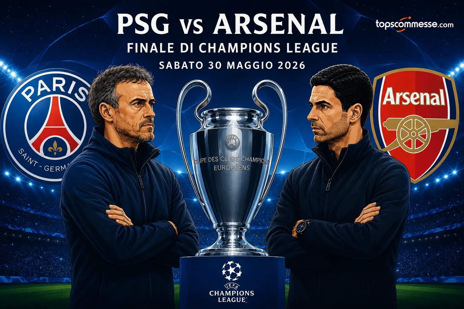 PSG-Arsenal, finale Champions League 2026