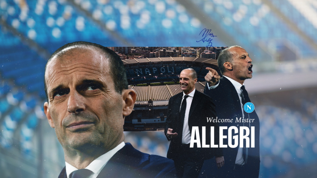 Allegri Napoli, è il nuovo allenatore dei partenopei il comunicato ufficiale