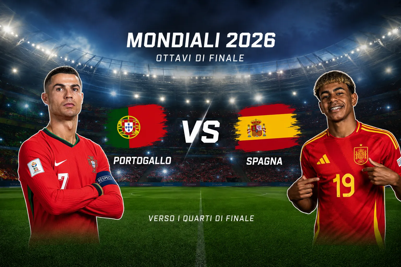 Portogallo-Spagna, Ottavi Mondiali