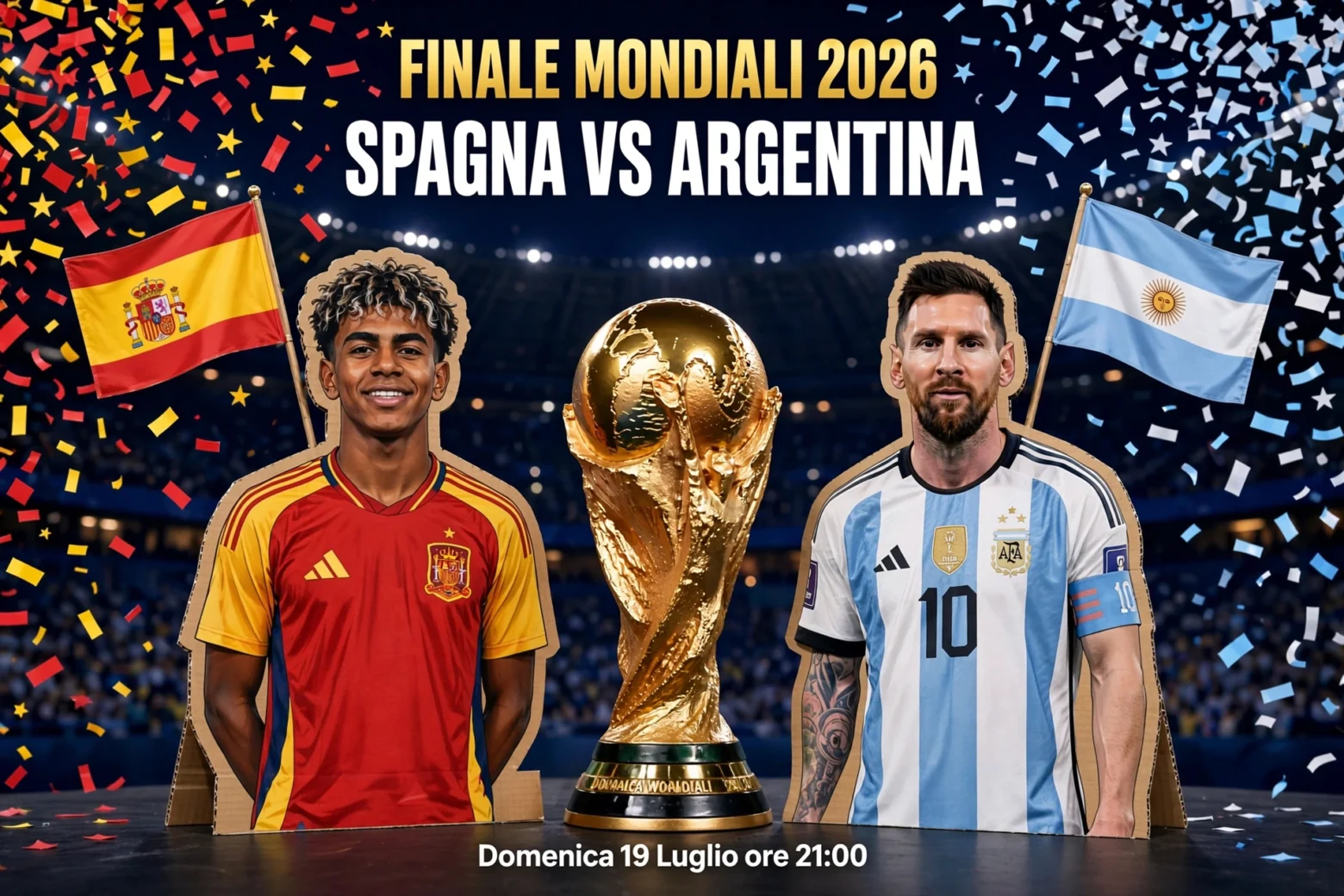 Spagna-Argentina, Finale Mondiali 2026
