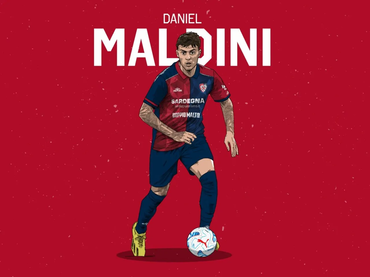 Daniel Maldini è un nuovo giocatore del Cagliari il comunicato ufficiale